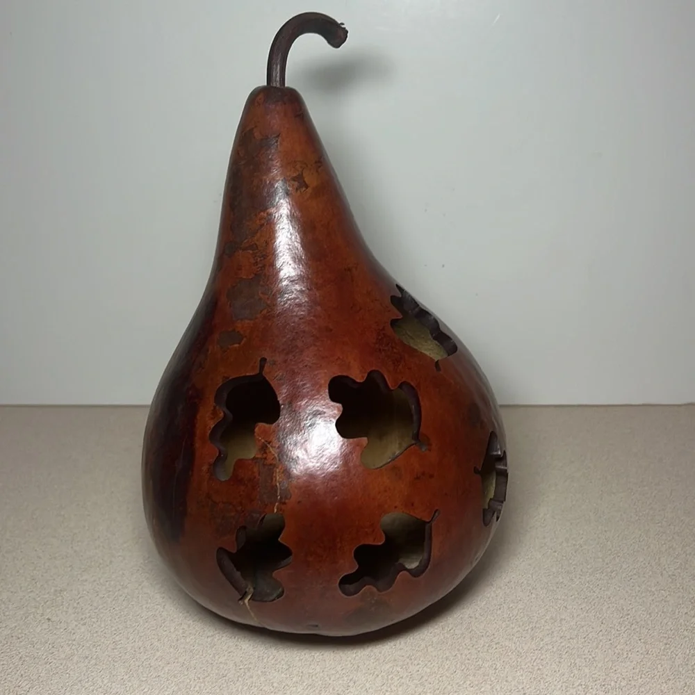 Meadowbrooke Carved Gourd Fall Decor